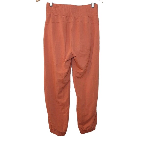 Joy Lab Sweatpants Orange Women Size XS / S Joggers High Waist With Pockets - Picture 6 of 10